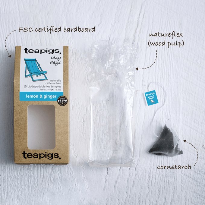 Teapigs LEMON AND GINGER TEA