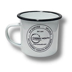Cherry Mouth Roaster Enamel Cup