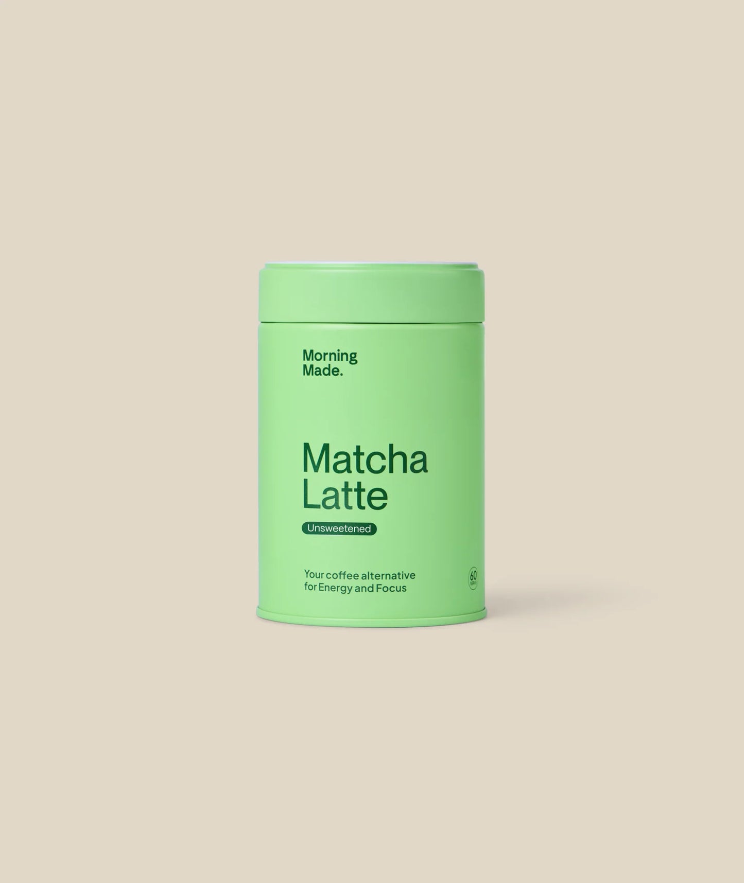 Morning Made – Unsweetened Matcha Latte (Pure Matcha)