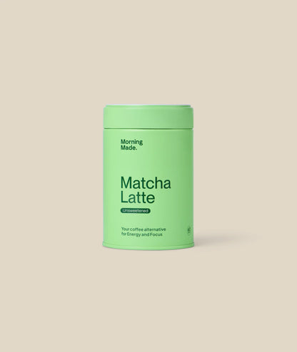 Morning Made – Unsweetened Matcha Latte (Pure Matcha)