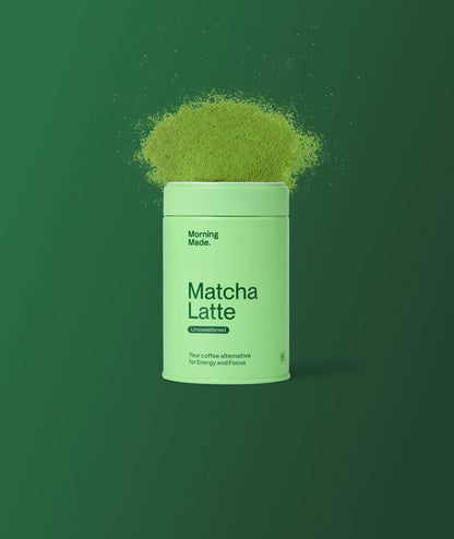 Morning Made – Unsweetened Matcha Latte (Pure Matcha)