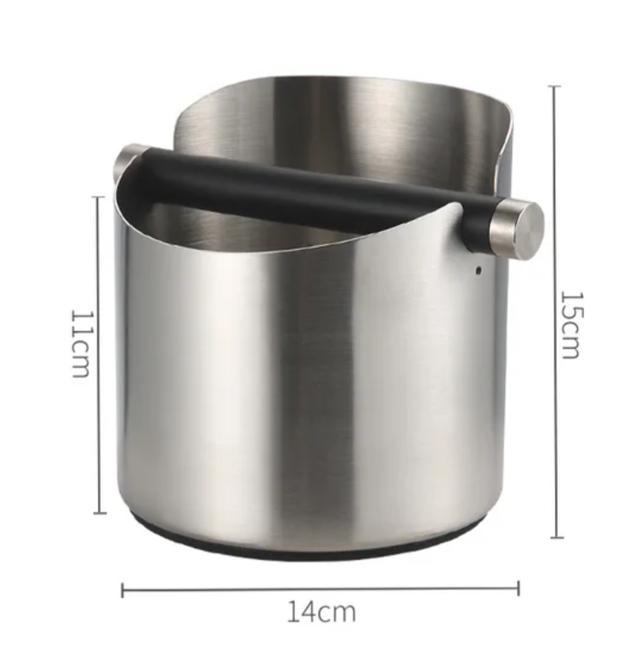 Stainless Steel Coffee Grounds Knock Box